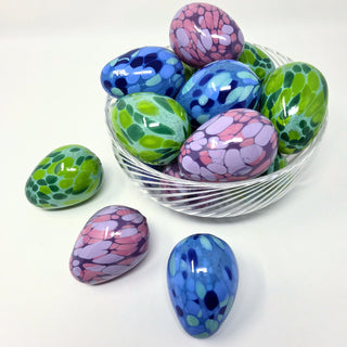 Blown Glass Egg - Monochromatic Mixes