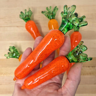 Glass Carrot - Rich Orange