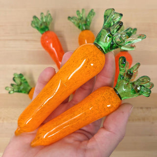 Glass Carrot - Golden Orange