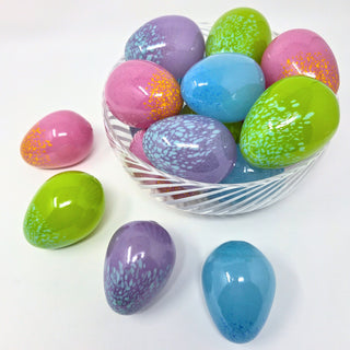 Blown Glass Egg with Fade