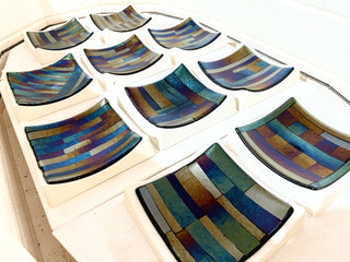 Iridescent Platter - Fused Glass