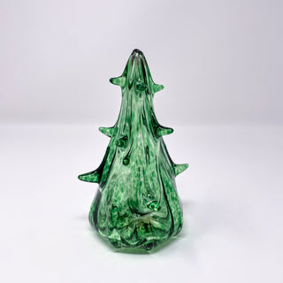 Blown Glass Tree- Forest Green