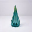 Blown Glass Tree- Blue with Iridescent Fade