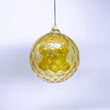 Blown Glass Ornaments - Gold Iridescent Prism