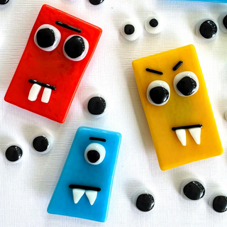 Projects in the Orchard- Fused Glass Monster