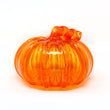 Blown Glass Pumpkin- Transparent Orange