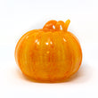 Blown Glass Pumpkin- Opaque Yellow Orange