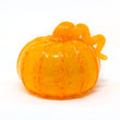 Blown Glass Pumpkin- Opaque Yellow Orange